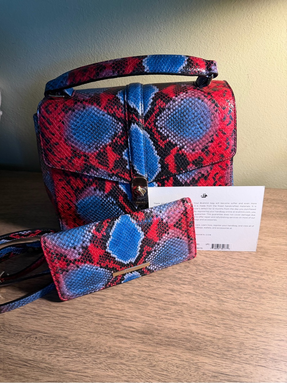Brahmin Heat Rosen Rene and Ady wallet